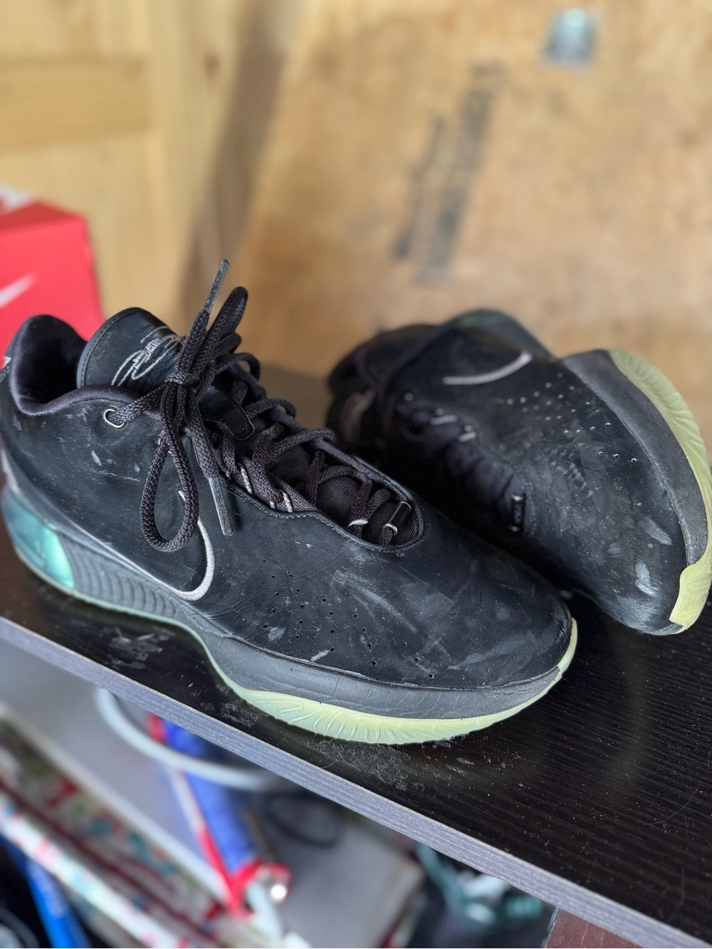 Nike LeBron 21 “Tahitian” Black Teal Basketball Sneakers - Picture 3 of 5